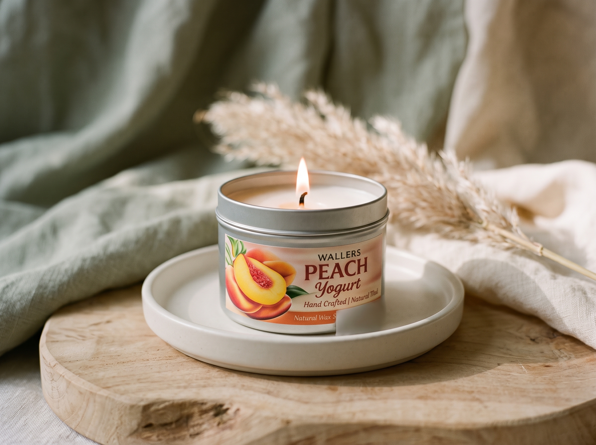 Аромасвічка WALLERS 🍑 Peach Yogurt