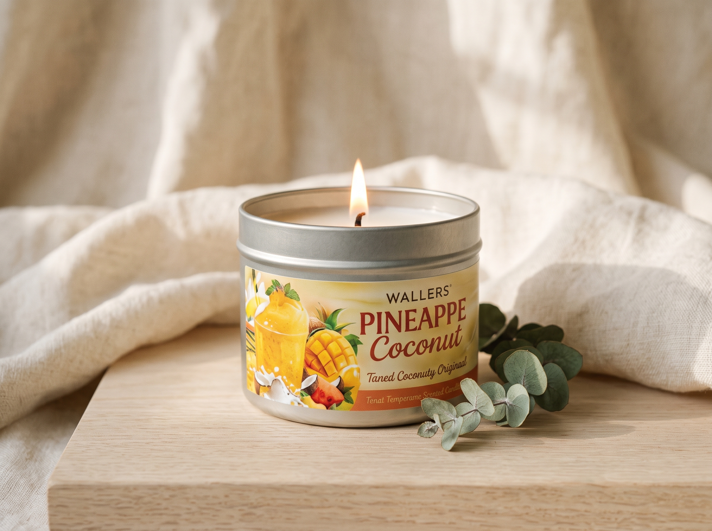 Аромасвічка WALLERS 🍍 Pineapple Coconut