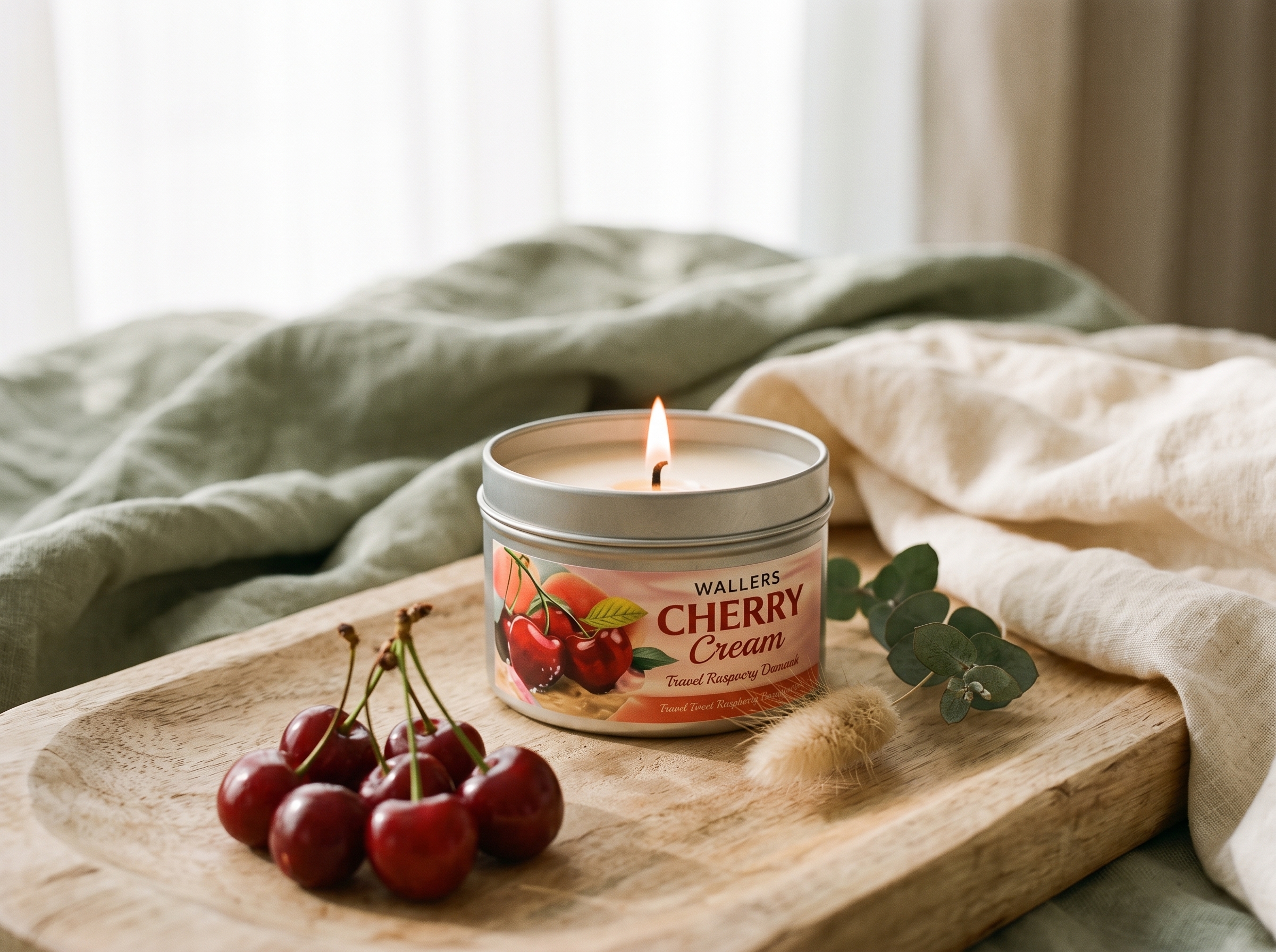 Аромасвічка WALLERS 🍒 Cherry Cream